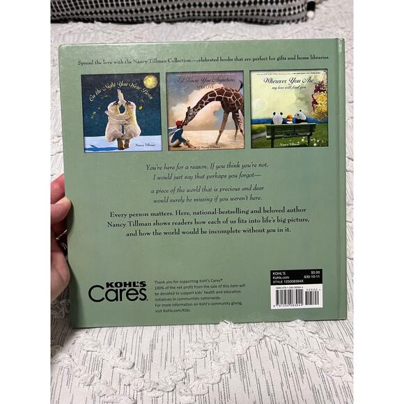 Kohl's Cares You're Here for a Reason Plush Elephant and Book by Nancy Tillman - Picture 6 of 12